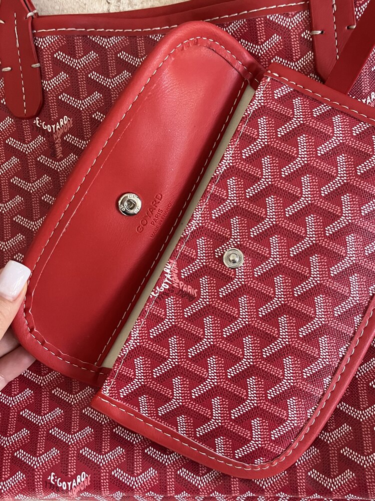 GOYARD VIP ORTA BOY KIRMIZI