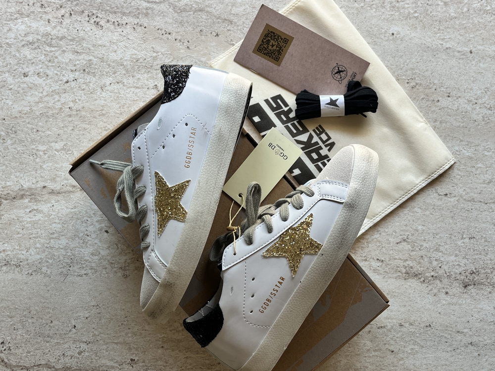 Golden Goose Vıp Kalite/Siyah Gold Yıldızlı