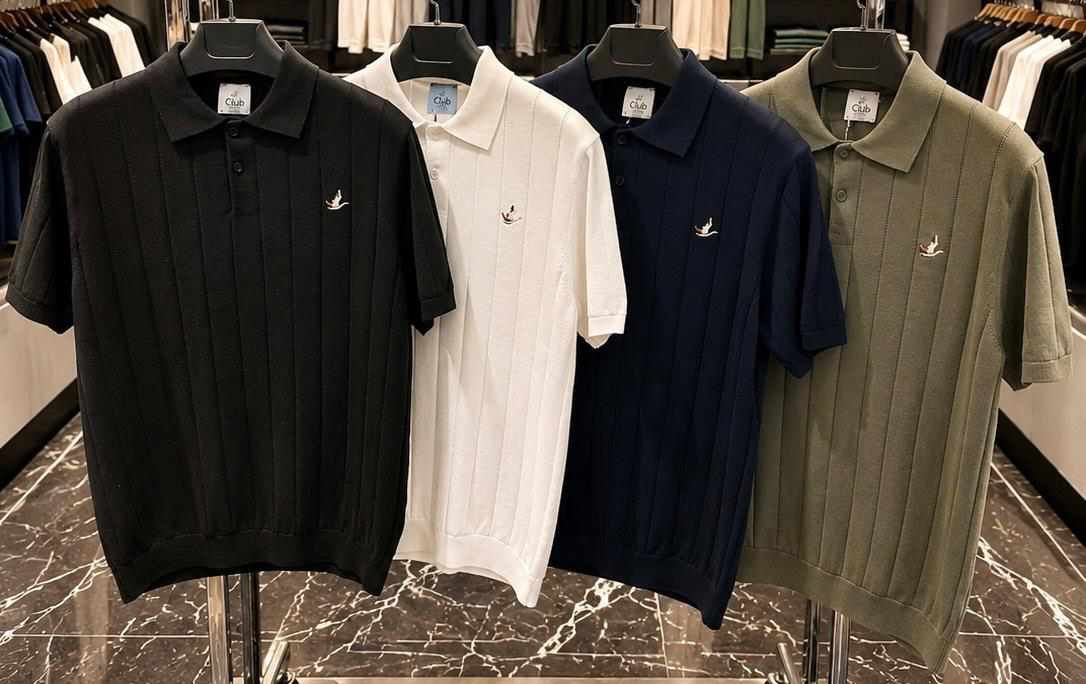 Bmn Club Lacivert Triko Polo Yaka T-Shirt