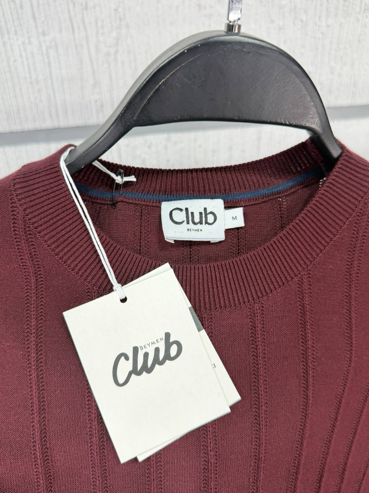 Bmn Club Yeni Sezon Bordo Triko