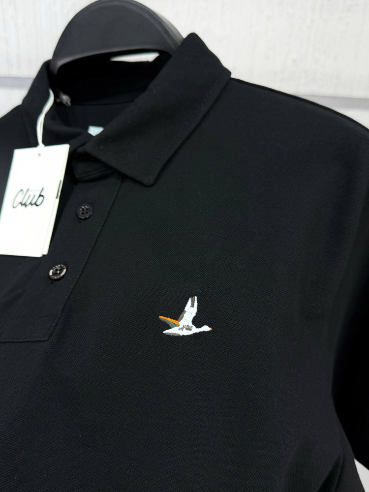 Bmn Club Siyah Polo Yaka T-Shirt
