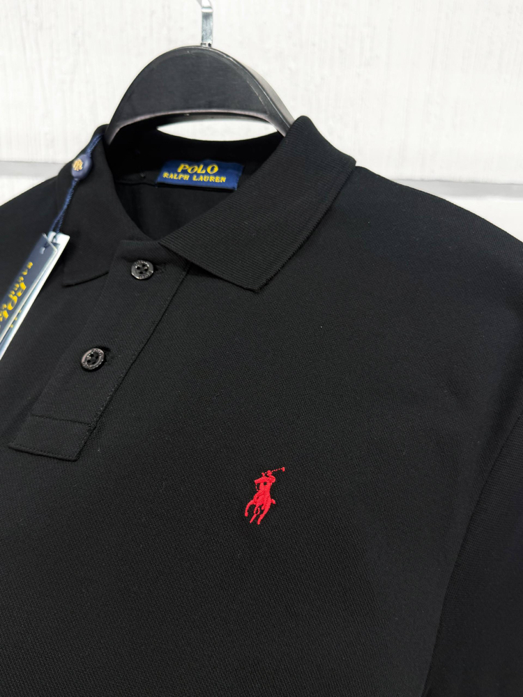 Ralph Laurn Yeni Sezon Siyah Polo Yaka