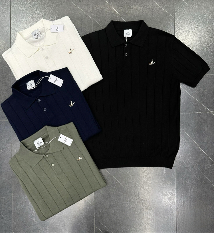 Bmn Club Siyah Triko Polo Yaka T-Shirt