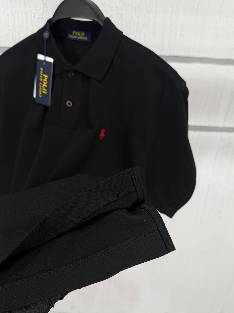 Ralph Laurn Yeni Sezon Siyah Polo Yaka