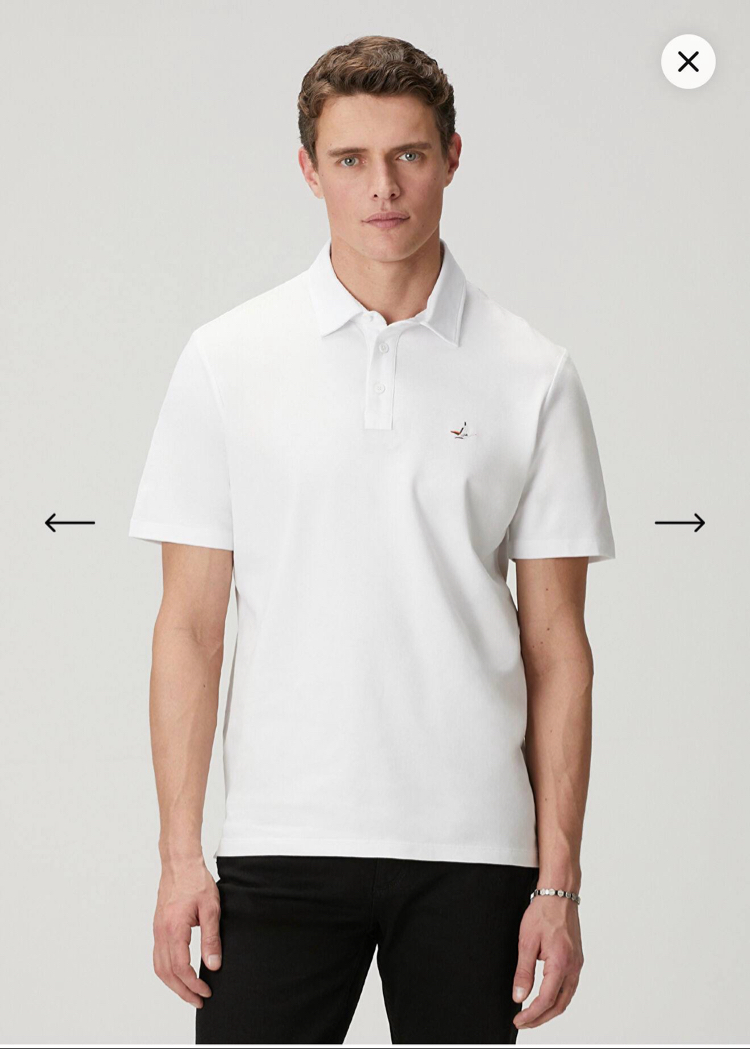 Bmn Club Beyaz Polo Yaka T-Shirt