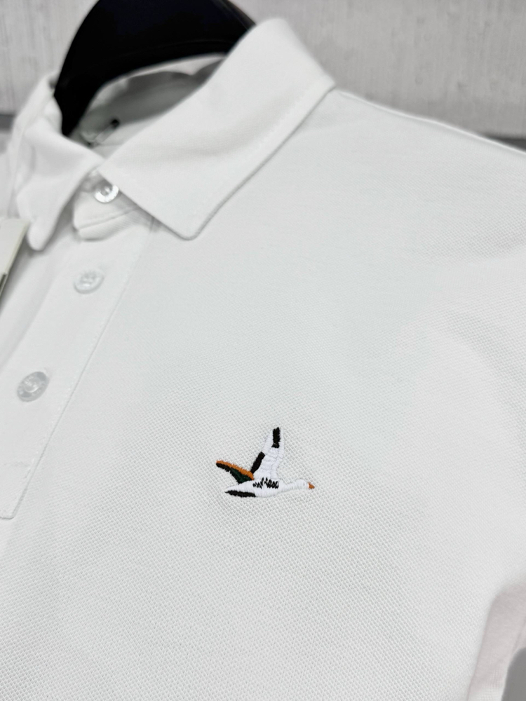 Bmn Club Beyaz Polo Yaka T-Shirt