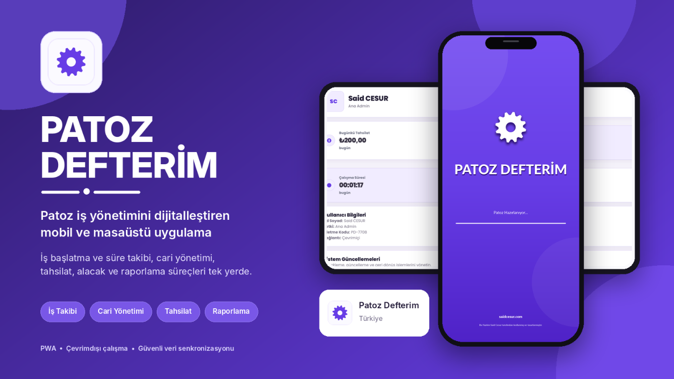 PATOZ DEFTERİM UYGULAMASI