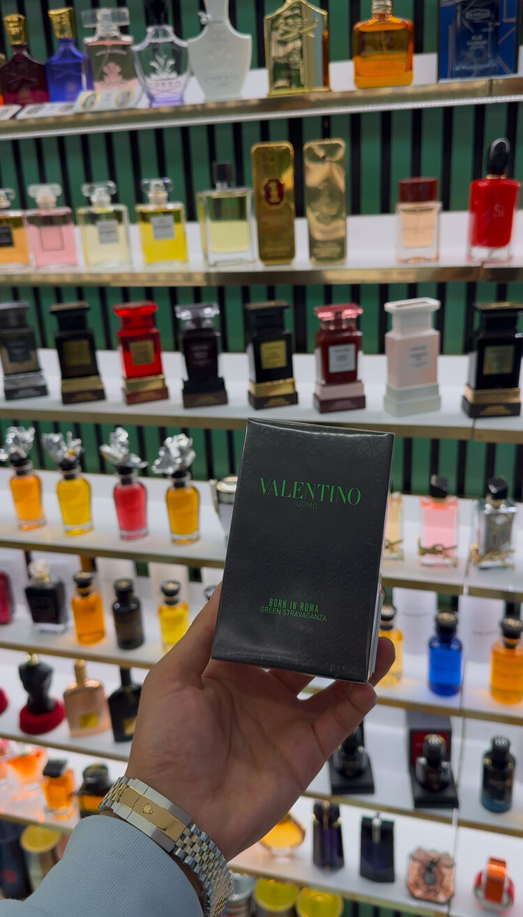 VALENTINO UOMO BORN IN ROMA GREEN I STRAVAGANZA