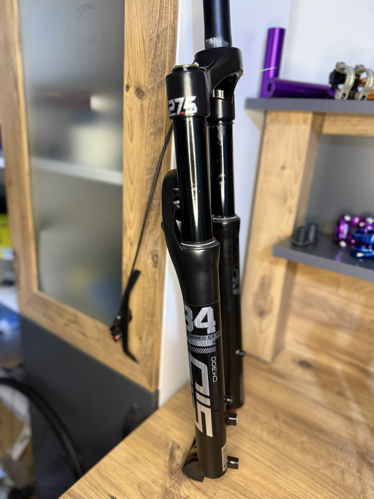 Hassns 120mm havalı 27.5/29 maşa qr düz şaft