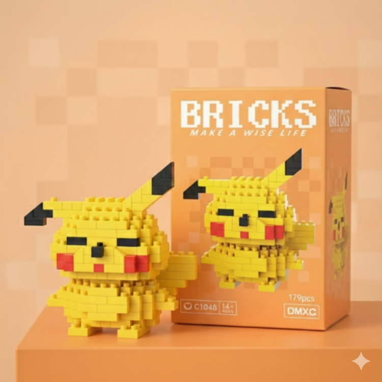 Pikachu Bricks 