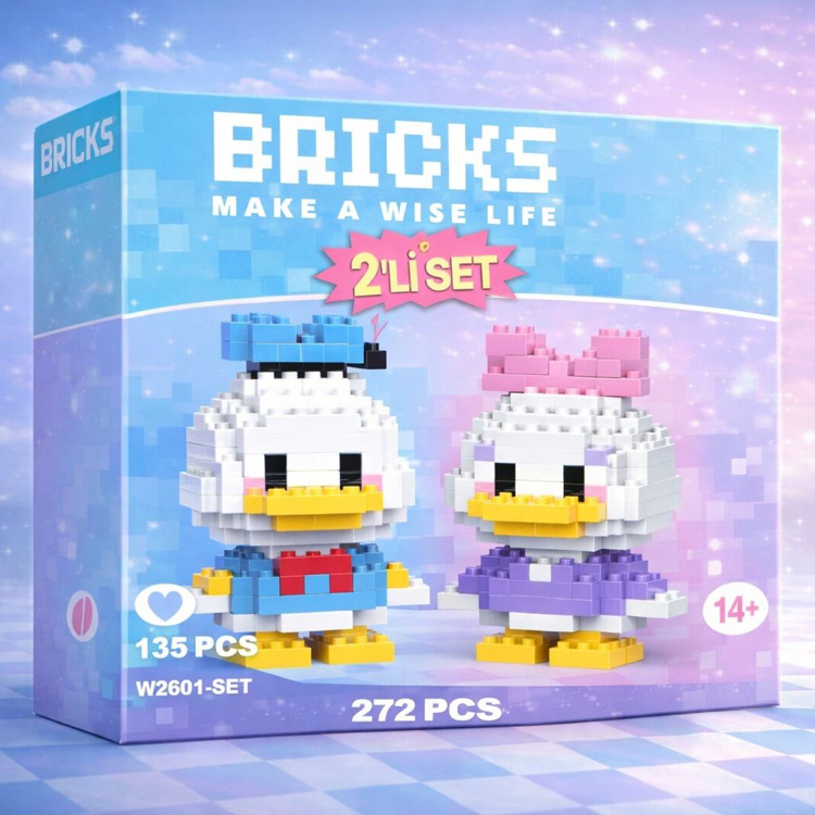 Donald & Daisy Duck 2’li Set