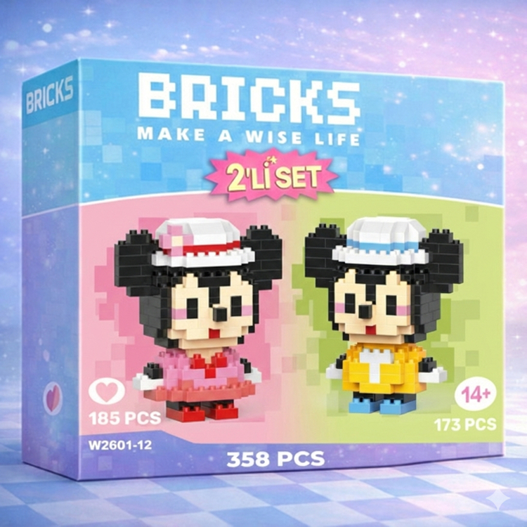 Minnie ve Mickey Mouse Set 