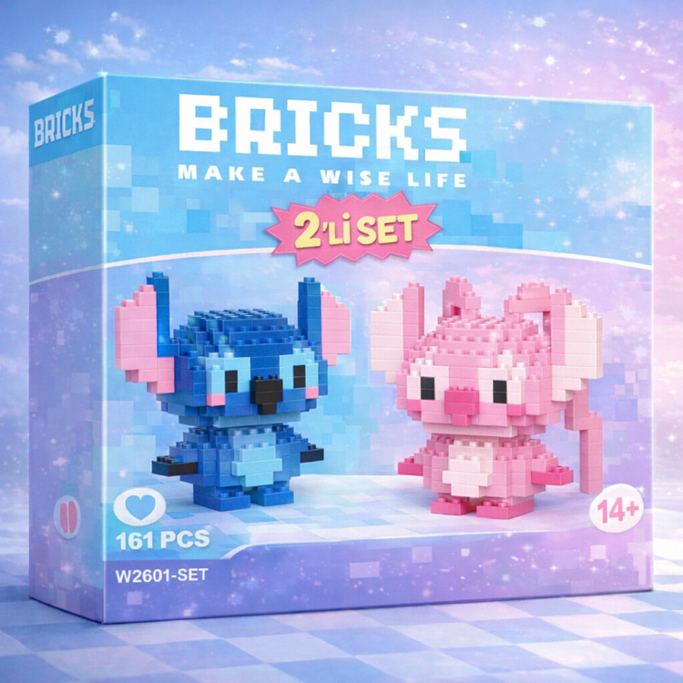 Stitch&Angel 2’li Bricks Avantaj Seti