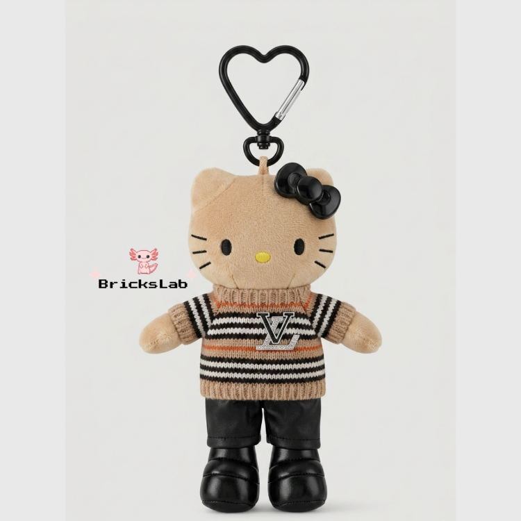 Hello Kitty Peluş Anahtarlık – Mocha Luxe