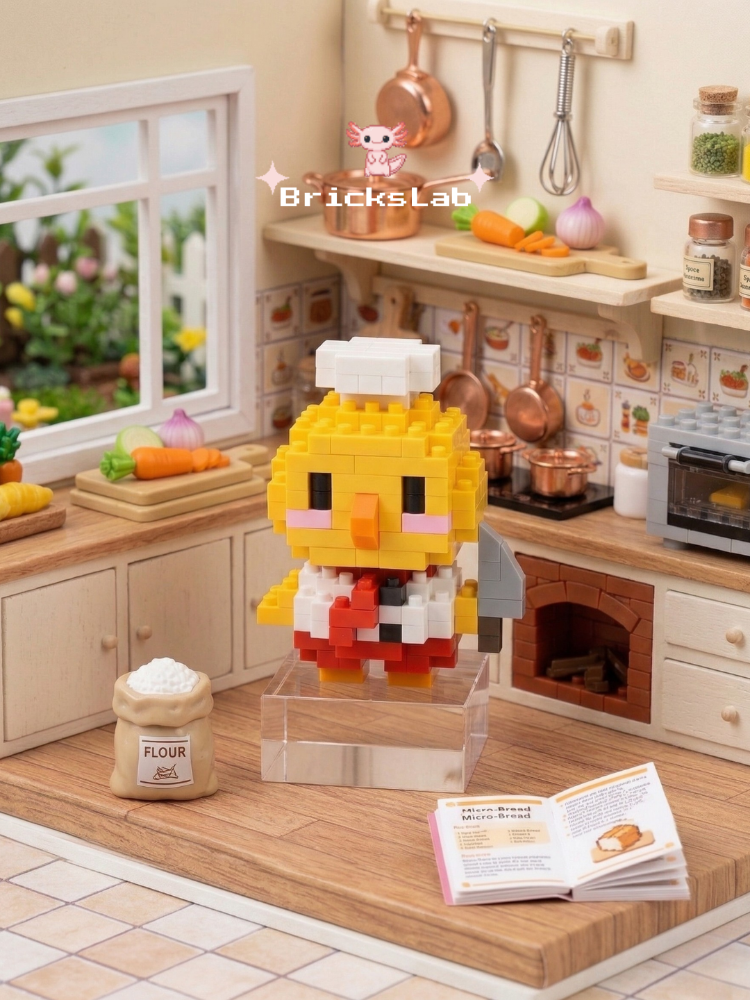 Mini Bricks Aşçı Civciv