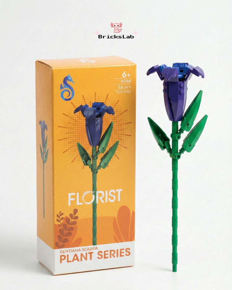 Brick Çiçek Gentiana – Derin Mavi Zarafet