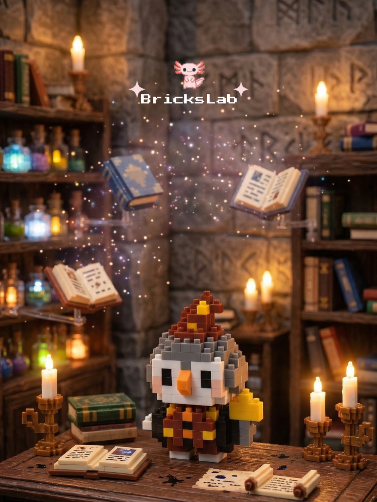 Harry Potter Baykuş Figür Mini Bricks Hedwig