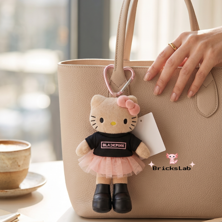 Hello Kitty Peluş Anahtarlık – Pink Stage