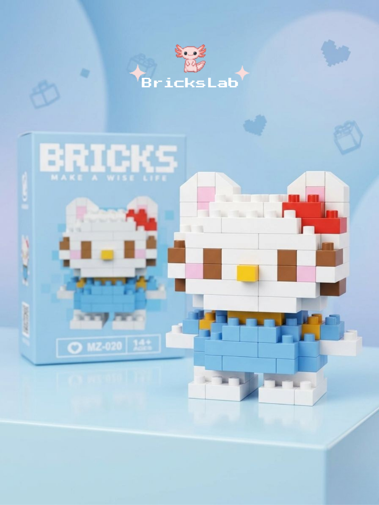 Hello Kitty Mini Bricks Figür – Mavi