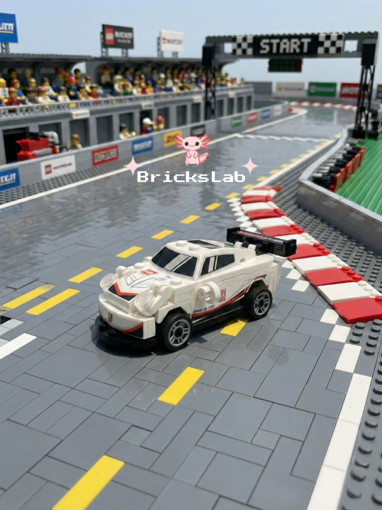 Mini Lego Çek-Bırak Spor Araba Yapım Seti