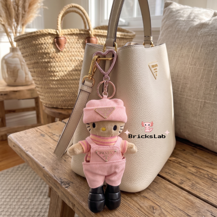 Hello Kitty Peluş Anahtarlık – Pink Couture