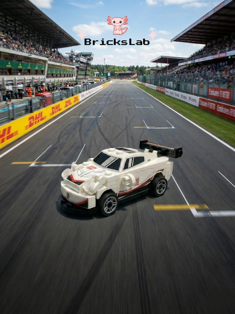 Mini Lego Çek-Bırak Spor Araba Yapım Seti