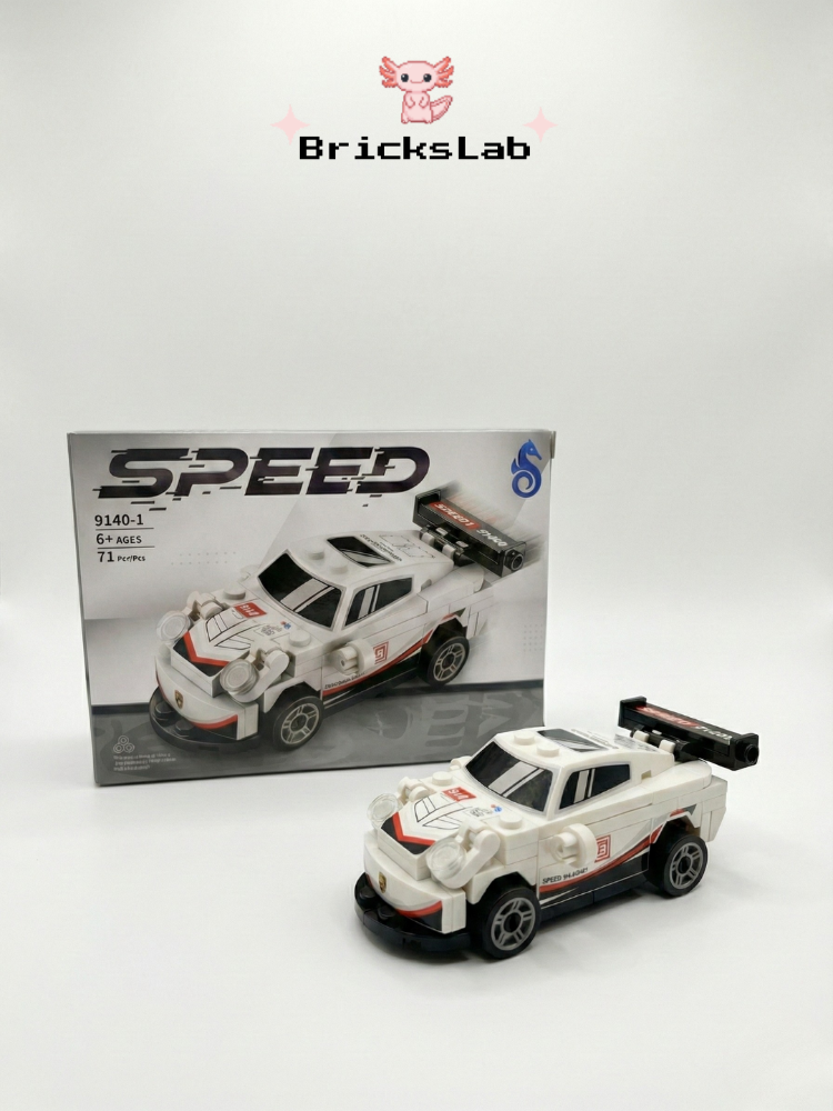 Mini Lego Çek-Bırak Spor Araba Yapım Seti