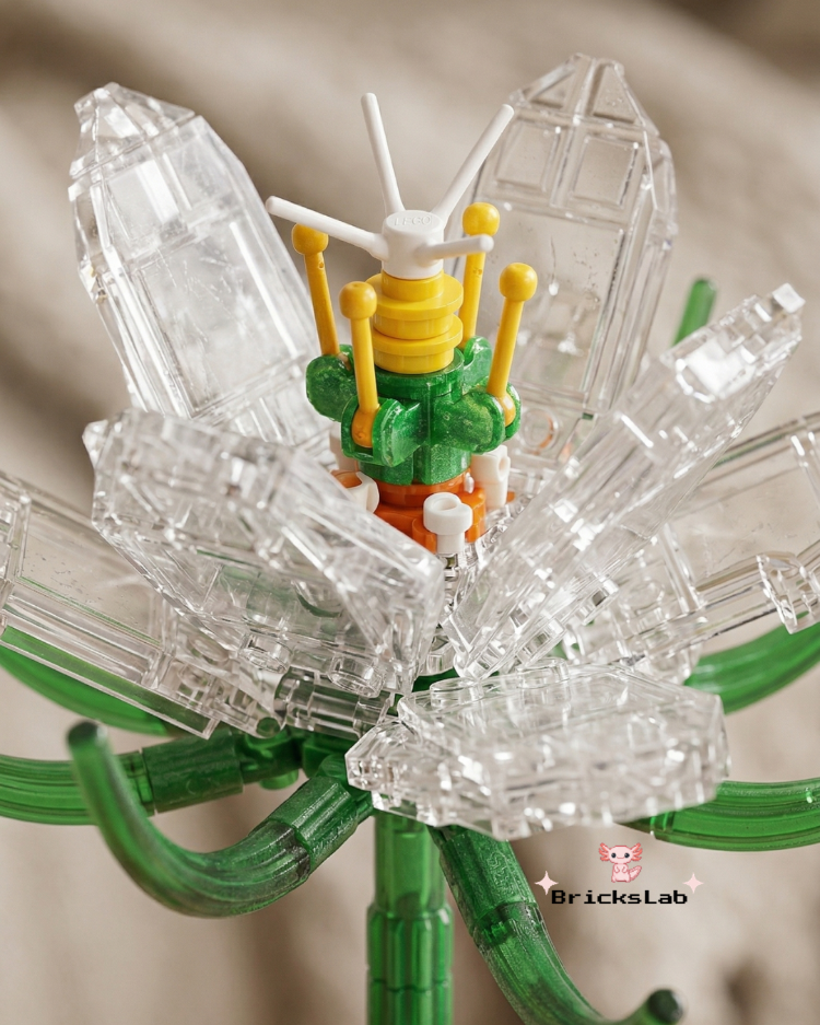 Lego Gece Açan Çiçek Yapım Seti – Dekoratif Yapay Çiçek Modeli