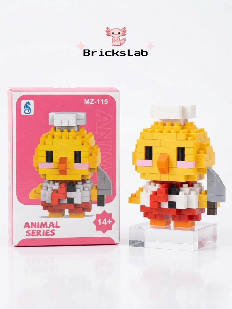 Mini Bricks Aşçı Civciv
