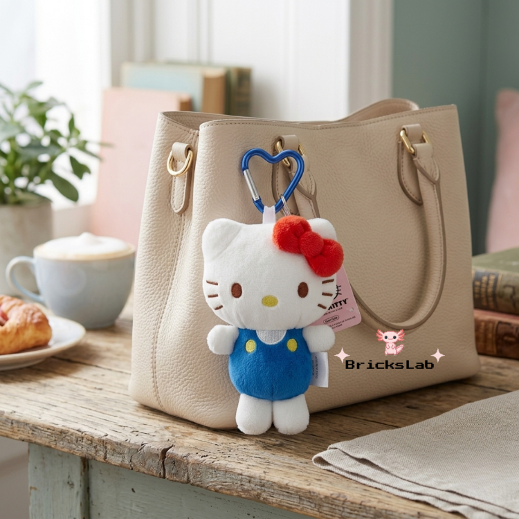 Hello Kitty Peluş Anahtarlık – Classic Blue