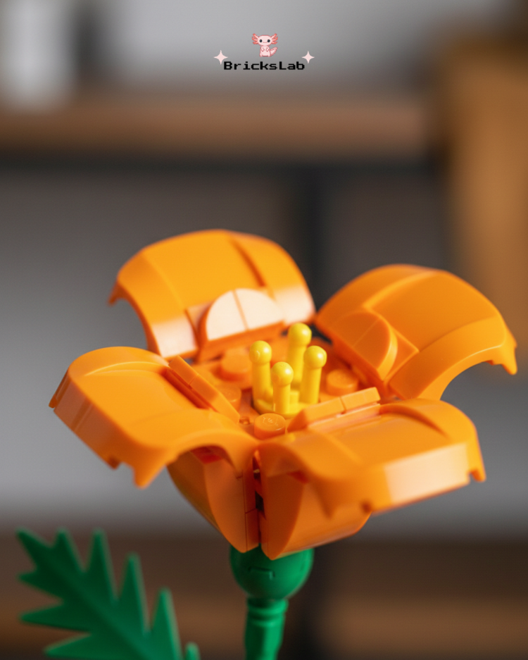 Brick Çiçek Eschscholzia – Canlı Turuncu Set