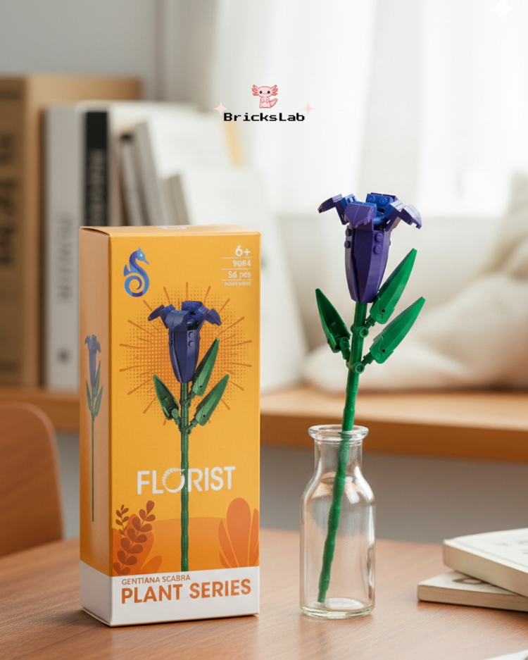 Brick Çiçek Gentiana – Derin Mavi Zarafet
