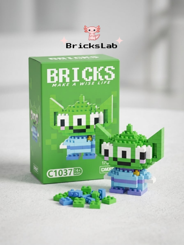 Toy Story Alien Mini Bricks Yapım Seti 171 Parça Koleksiyonluk Figür
