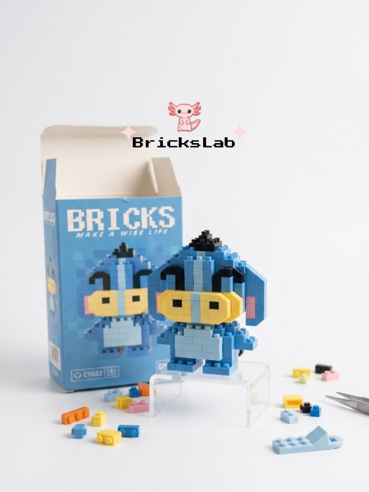 Winnie The Pooh Eeyore Mini Bricks Blok Yapım Seti