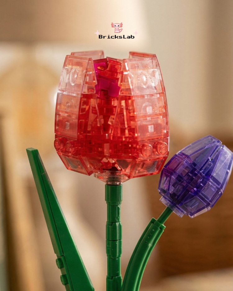 Lego Lale Çiçek Yapım Seti – Dekoratif Yapay Çiçek Modeli