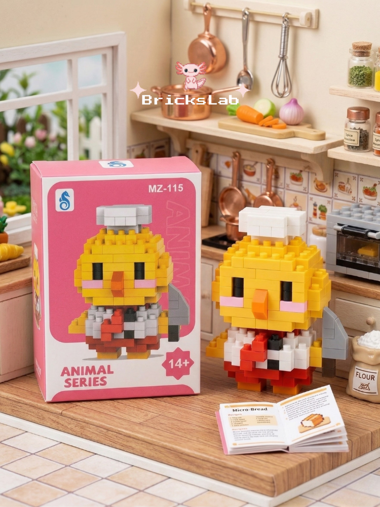 Mini Bricks Aşçı Civciv