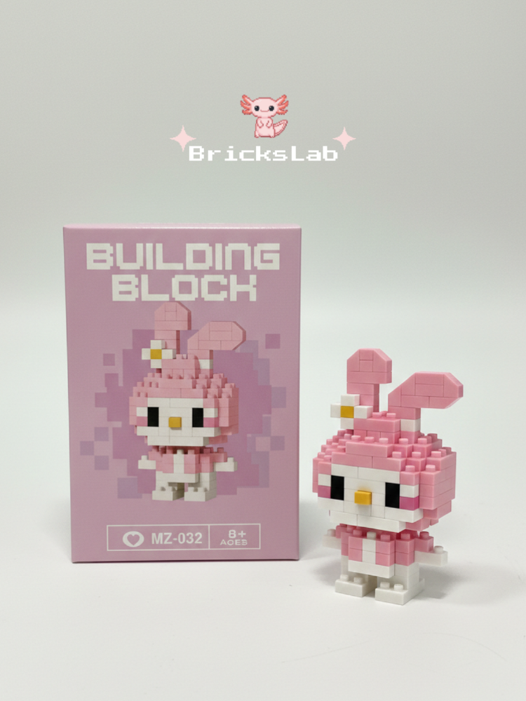 My Melody Hello Kitty 3D Puzzle Figür Seti