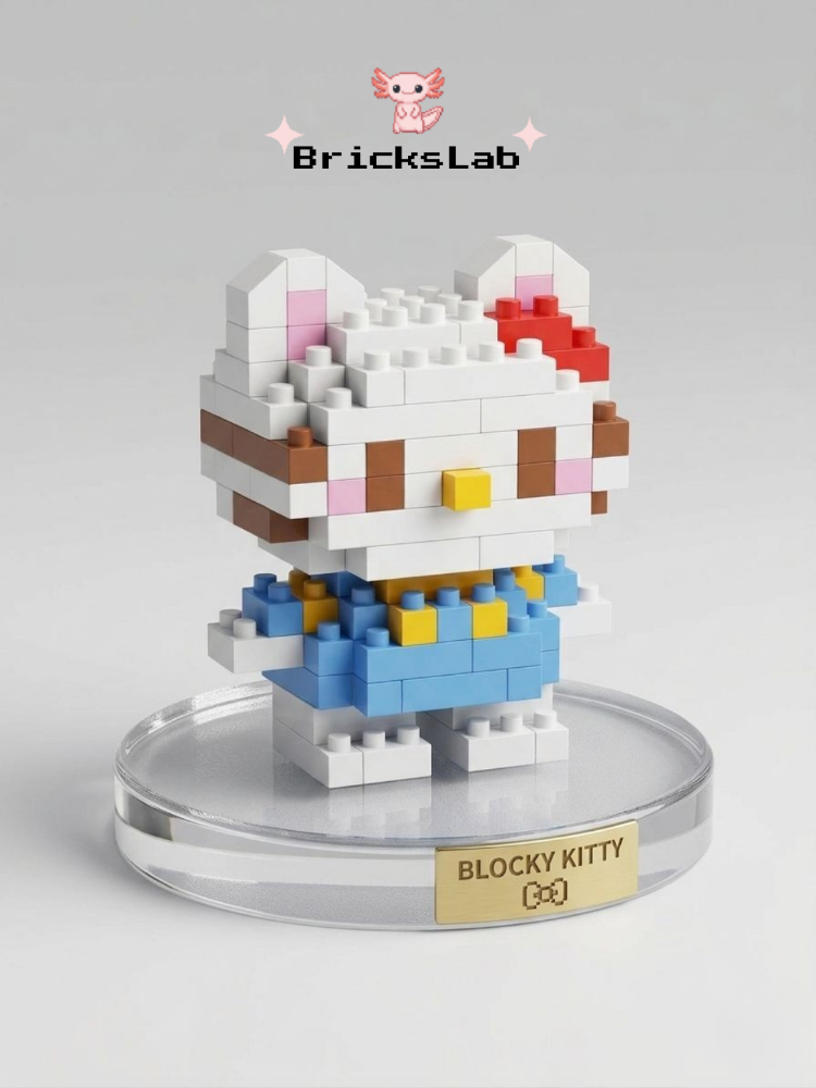 Hello Kitty Mini Bricks Figür – Mavi