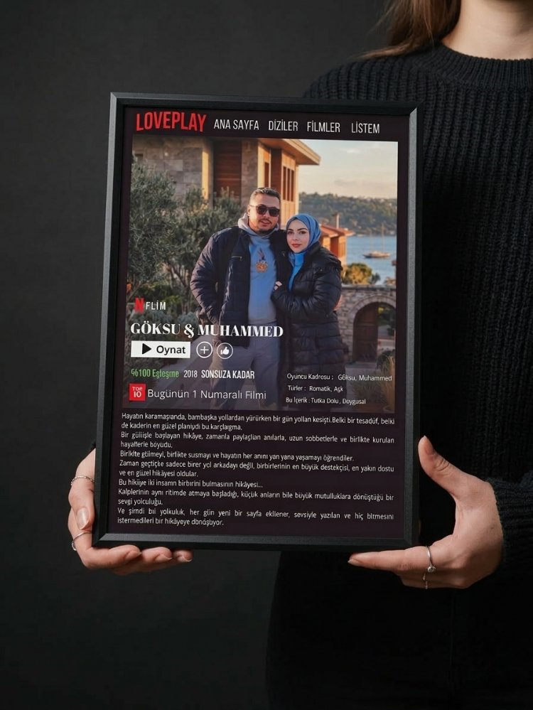 Kişiselleştirilmiş Netflix Tasarımlı Tablo