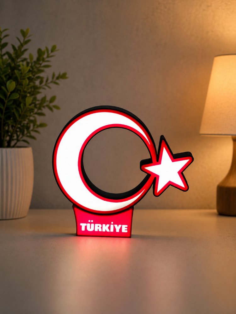 Türkiye LED Ay Yıldız Lamba