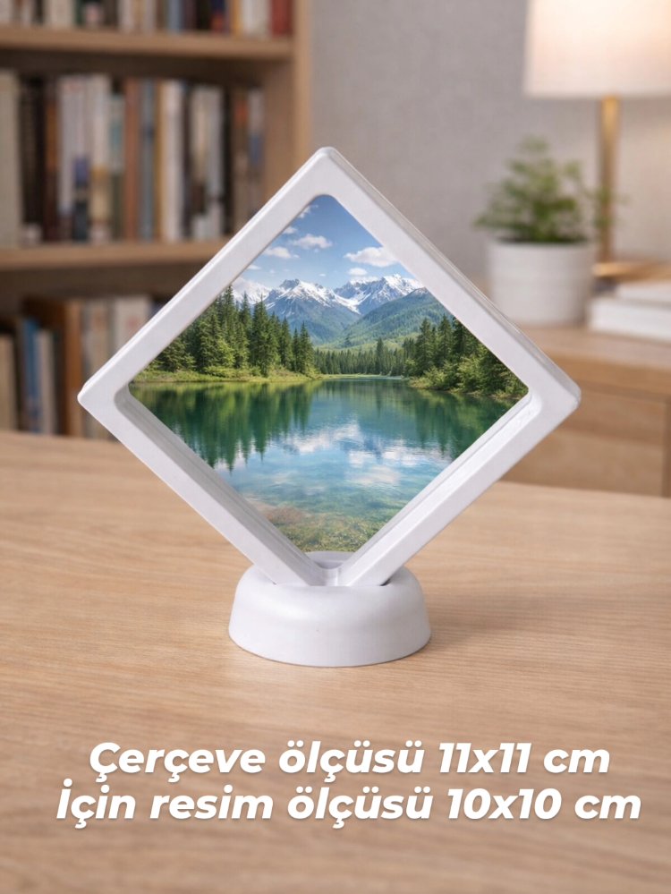 Dekoratif 3D Yüzen Çerçeve