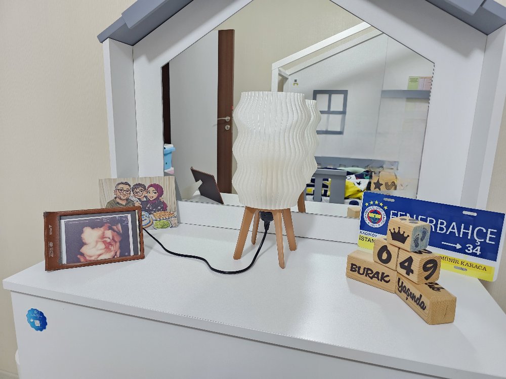 3D Baskı Premium Tasarım Abajur