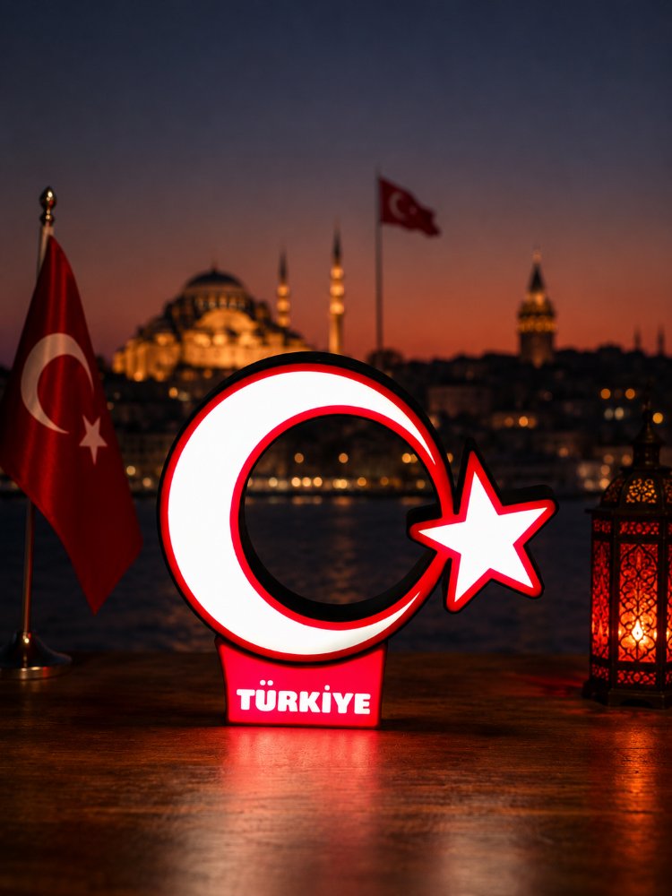 Türkiye LED Ay Yıldız Lamba