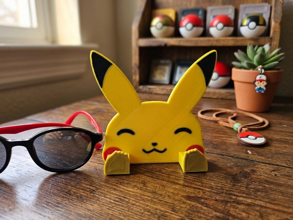 Pikachu Çocuk Gözlük Standı - Sevimli Masaüstü Düzenleyici & Hediye
