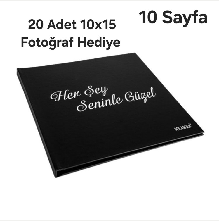Polabook Anı Defteri – Fotoğraf + Beyaz Kalem Hediyeli!