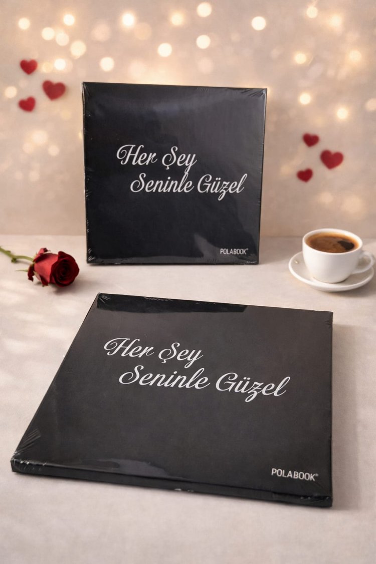 Polabook Anı Defteri – Fotoğraf + Beyaz Kalem Hediyeli!