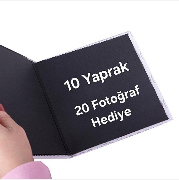 Polabook Anı Defteri – Fotoğraf + Sticker +Beyaz Kalem Hediyeli!