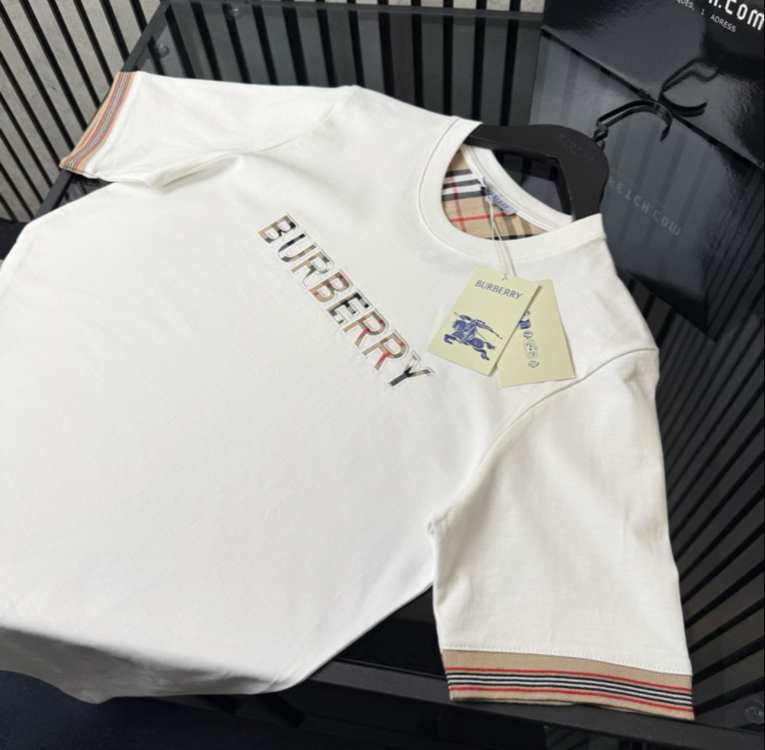 BRBRY PREMİUM T-SHIRT KOL VE YAKA İÇ DETAY