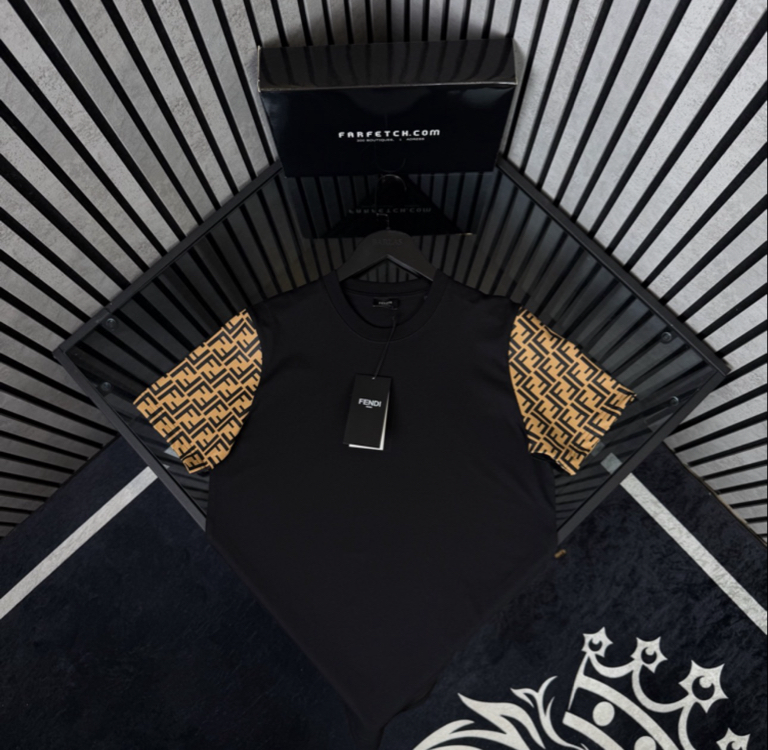 FENDİ KOL DETAY PREMİUM T-SHIRT