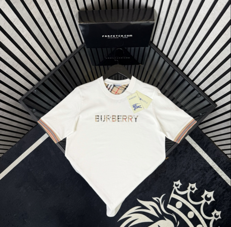BRBRY PREMİUM T-SHIRT KOL VE YAKA İÇ DETAY